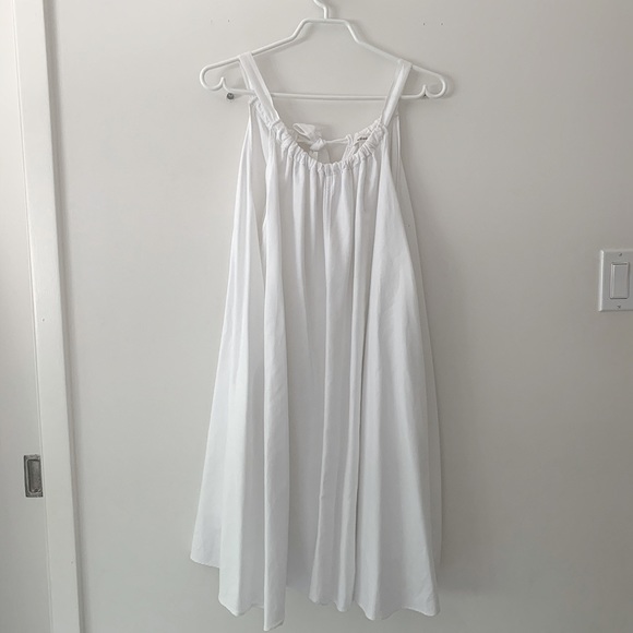 Artizia Wilfred white linen dress